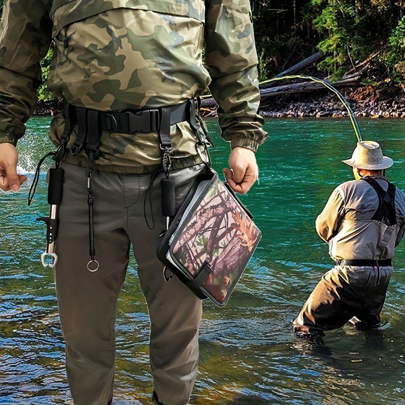 Multifunctional Fishing Belt With 6 Hook Terylene - Temu