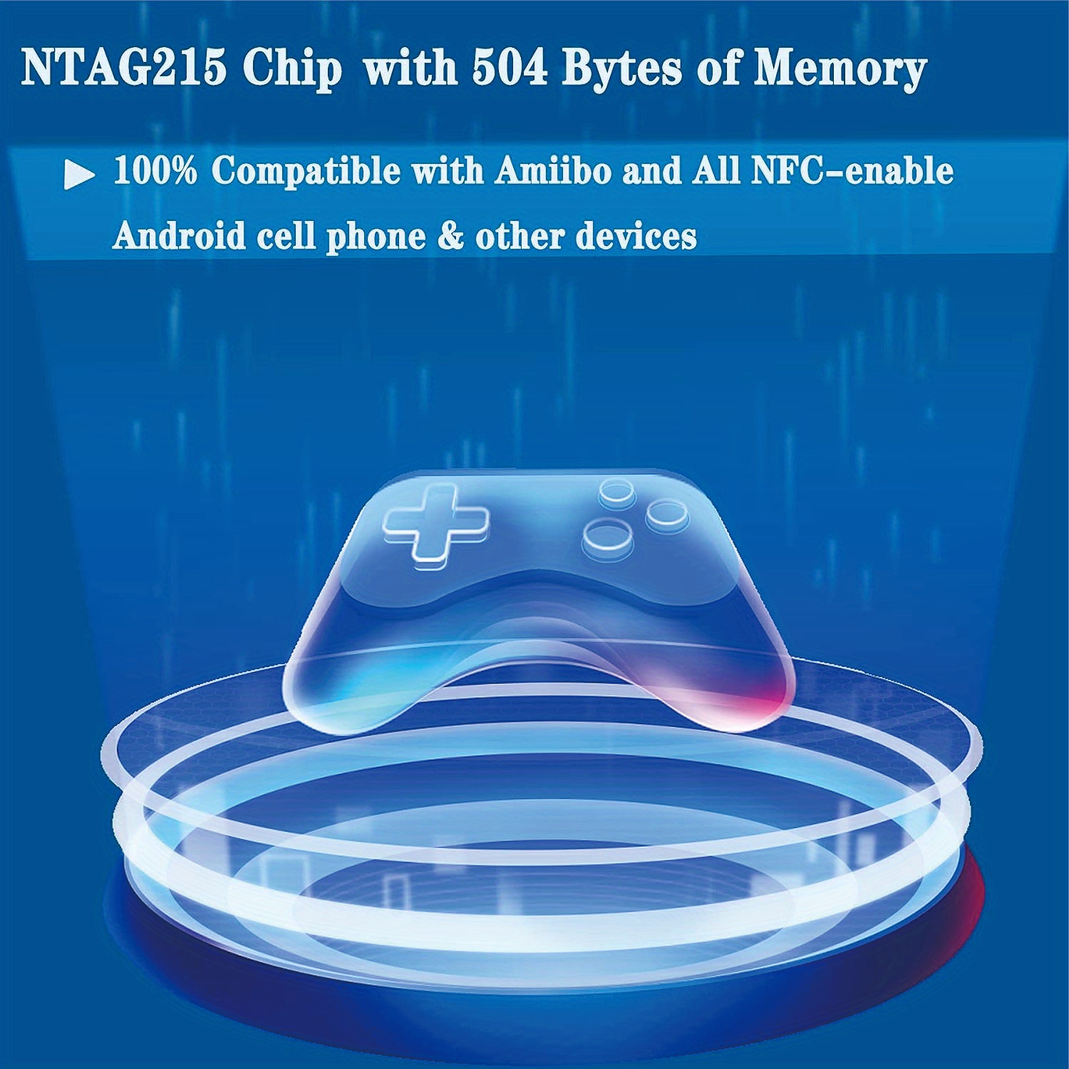 50x Programmierbare NFC Sticker 504 Bytes