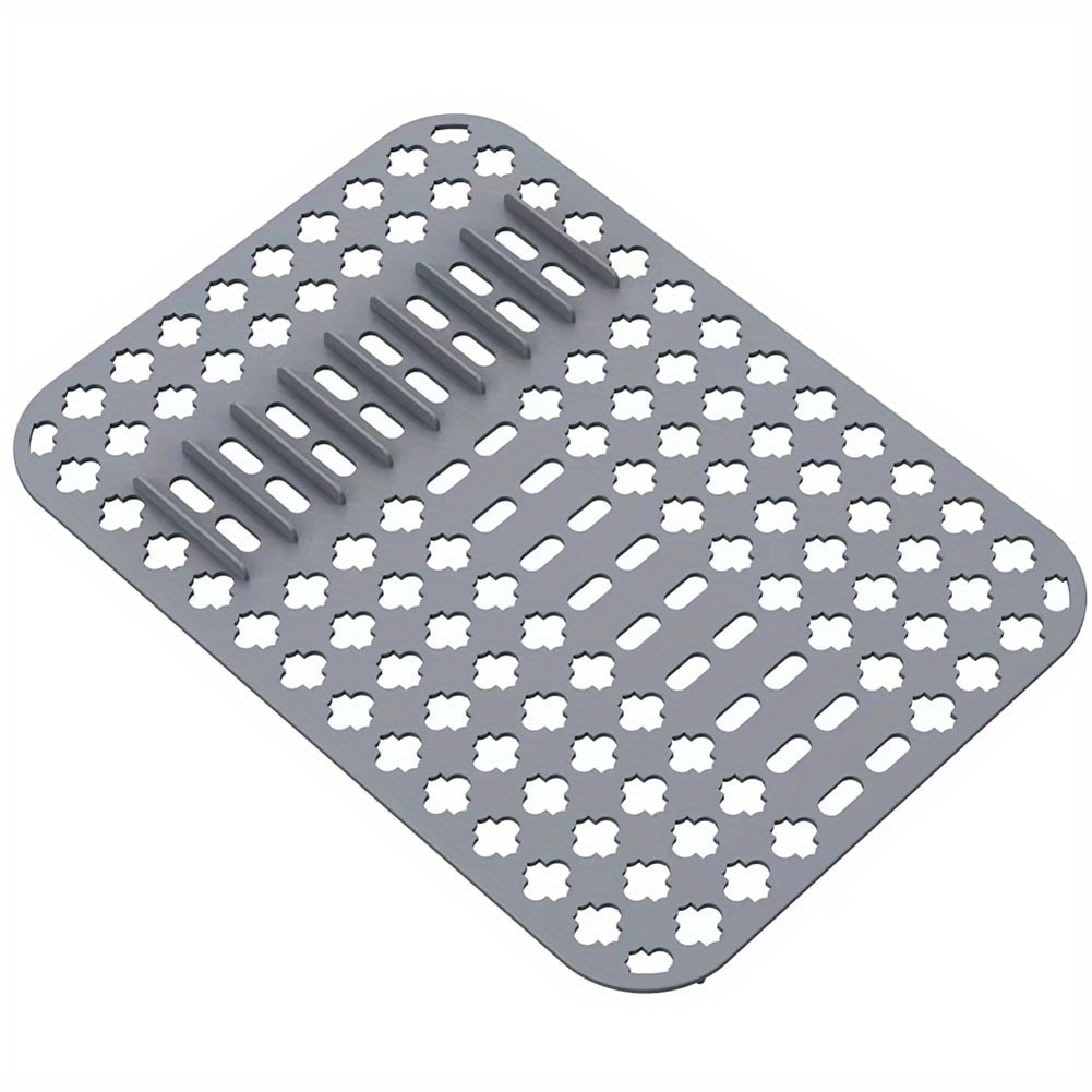 Square Silicone Bar Mat Drain Mat Kitchen Silicone Heat Resistant