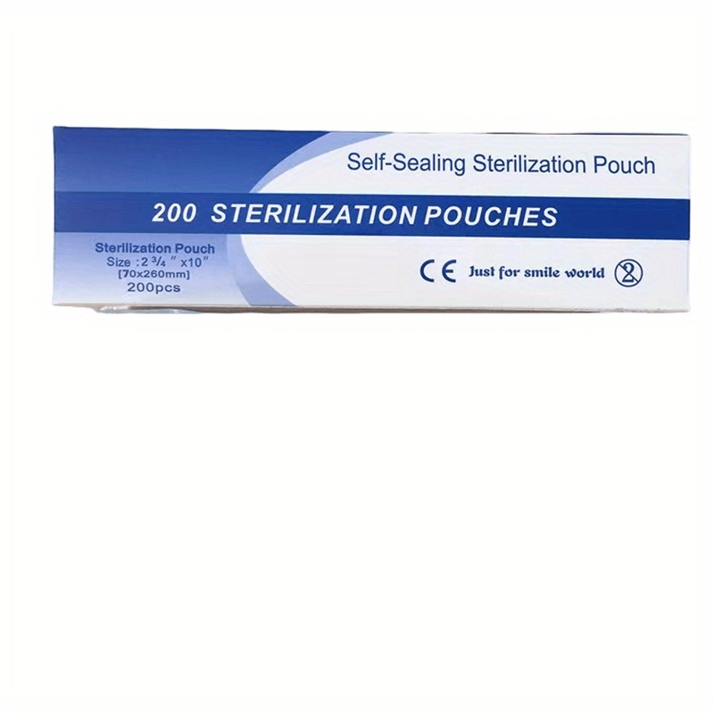 Sachets de stérilisation ProSteril Transparents 140 x 250 Steam - Fraise  Nail Shop
