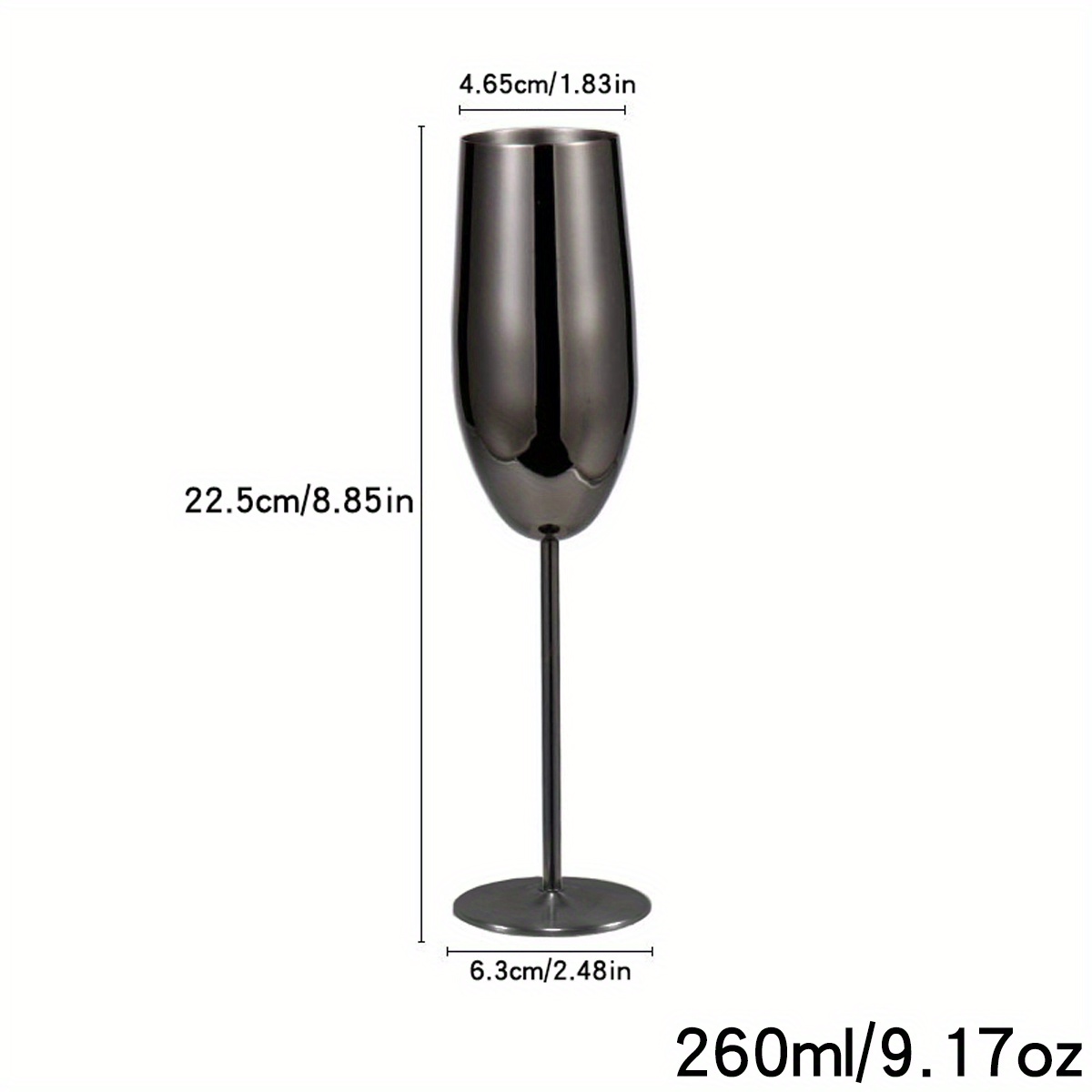Luxury Black Drinking Glasses