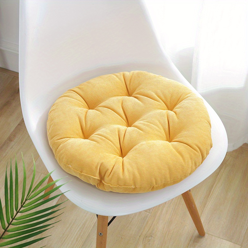 1pc Thick Tatami Seat Cushion, Corduroy Chair Pad For Office Chair, Floor,  Dining Chair