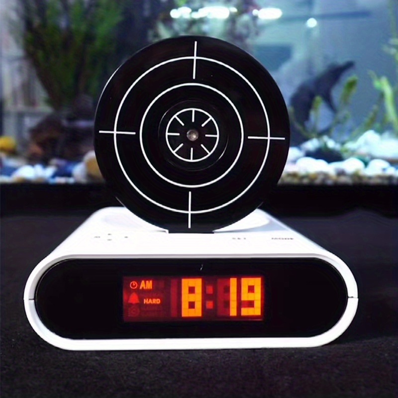 Lazy Alarm Clock With Infrared Targeting And Led Red Temu
