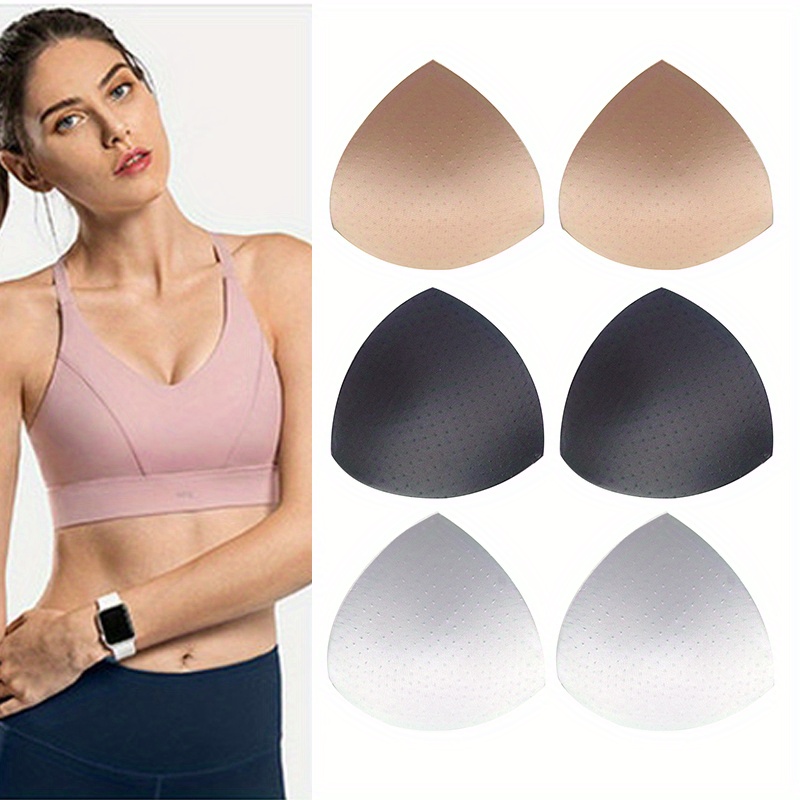 6 pairs Removeable bra pad insert for sport bra and bikini tops