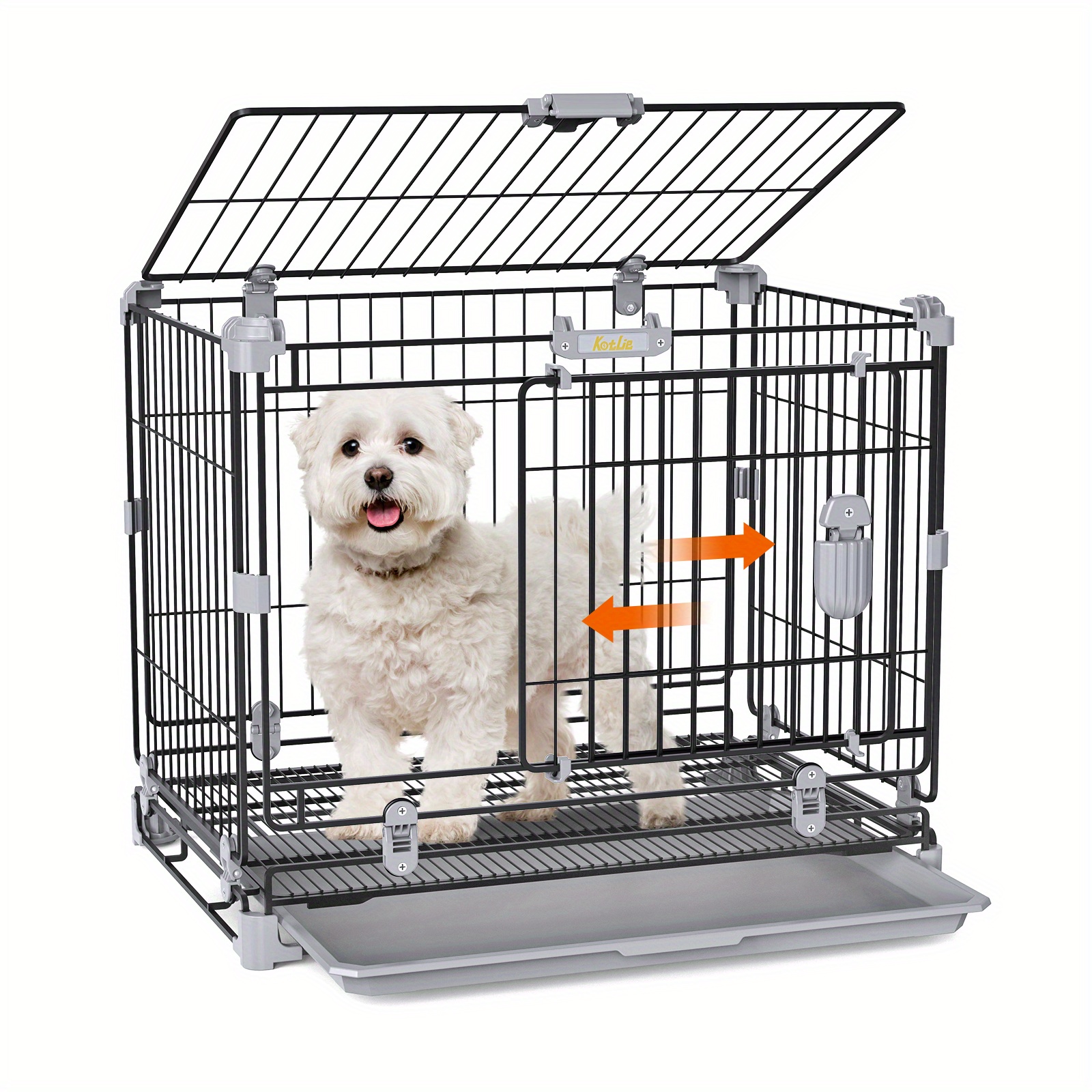 Cage de transport pliable pour chien et chat