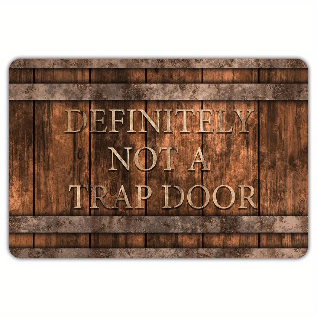 Definitely Not A Trap Door Doormat