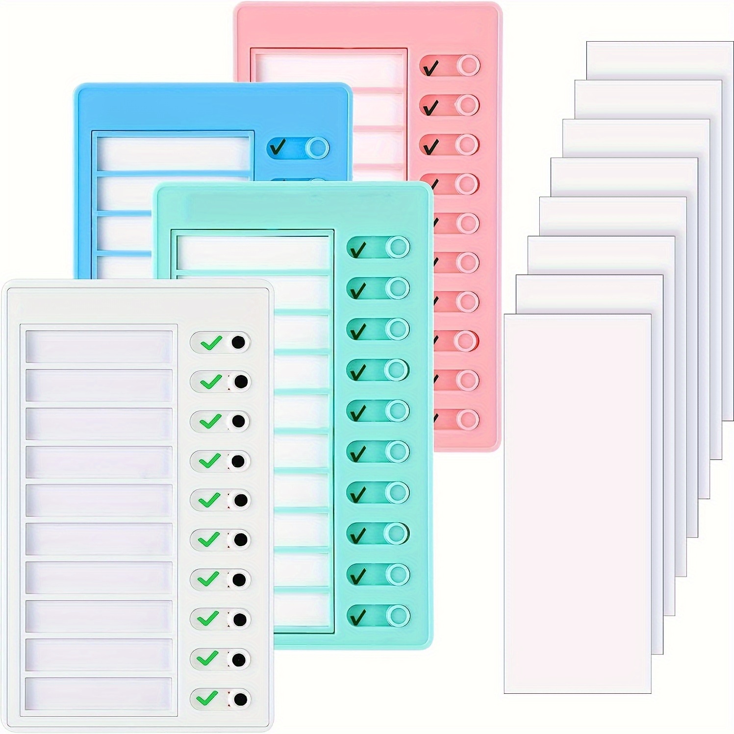 12-replaceable-cardstock-to-do-list-checklist-board-reusable-memo