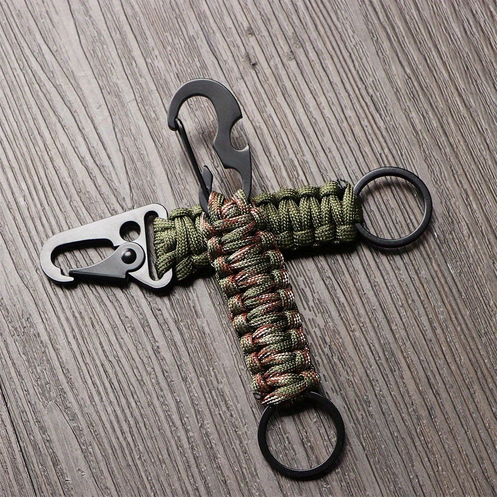Multifunction Lanyard Outdoor Military Paracord Keychain Buckle