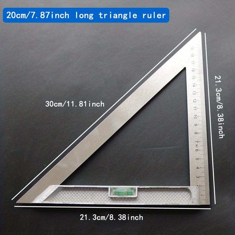 Right Angle / Square Ruler 30 x 20cm 