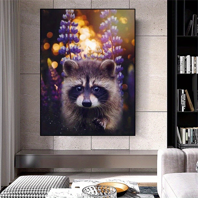 5D Diamond Painting Animals in the Living Room Kit
