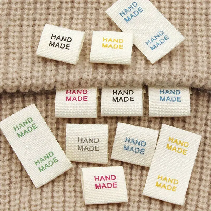 Handmade Labels Cotton Labels Handmade Labels Clothes Woven - Temu