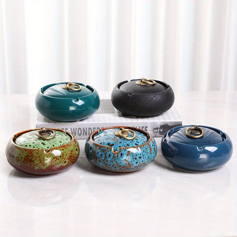 Zuckerwatte keramik bär aschenbecher Deckel Heimdekoration - Temu