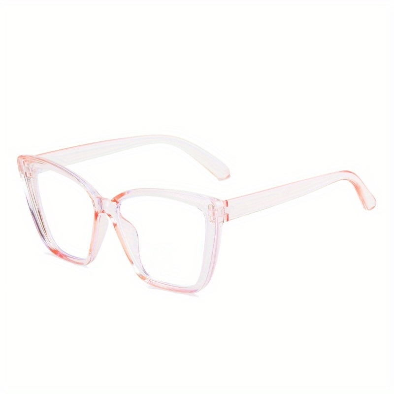 Lunettes Vue Carr es Monture Transparente Verres Color s Temu