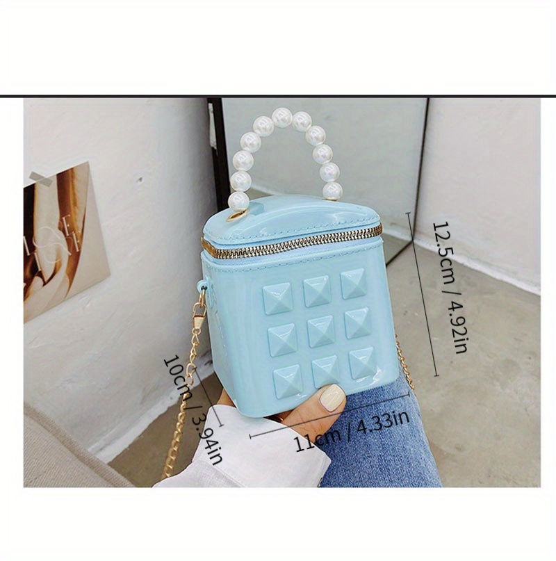 Chanel Light Blue PVC Jelly Shoulder Bag