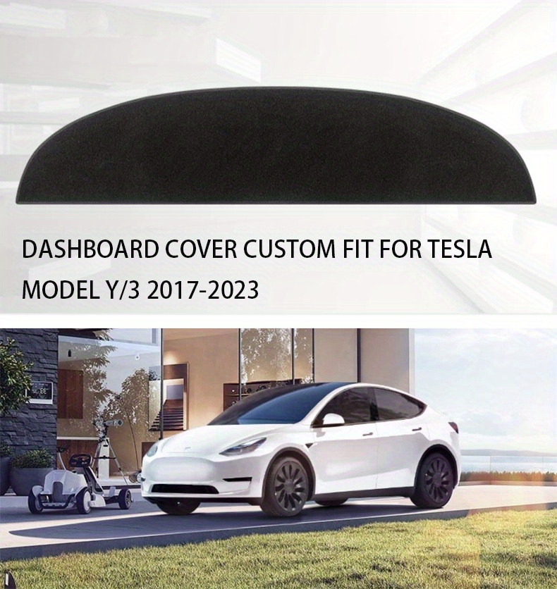 Dashboard-Abdeckung Für Model Y Model 3 2017-2023 Ployester Dash Board Mat  Sonnenschutz Rutschfeste Pad Dashboard Innenraum Autozubehör - Temu Germany