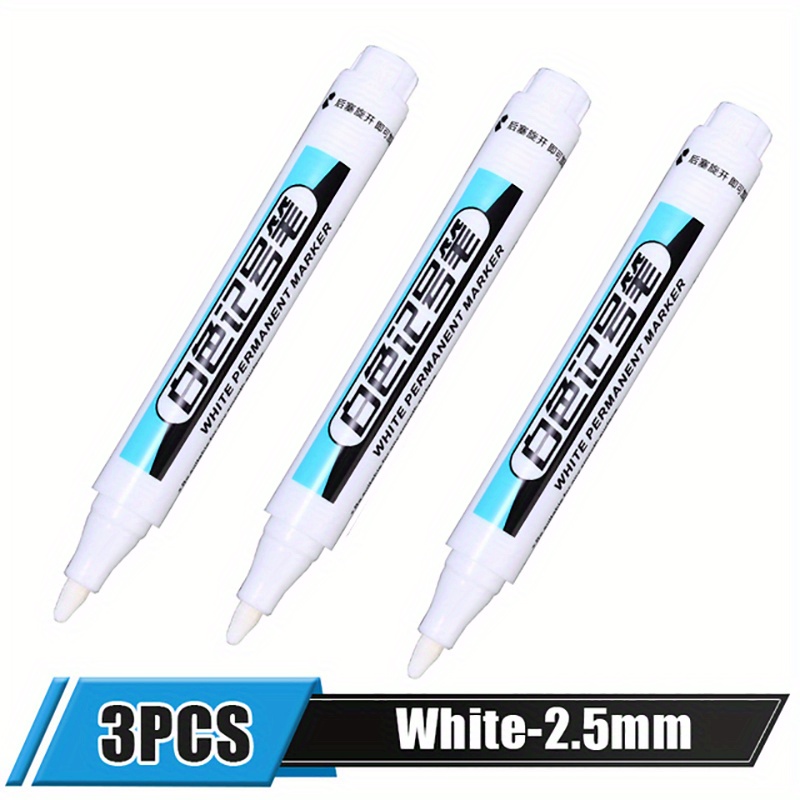 For White Marker Pen, White Paint Pen For Wood, Rock, Plastic