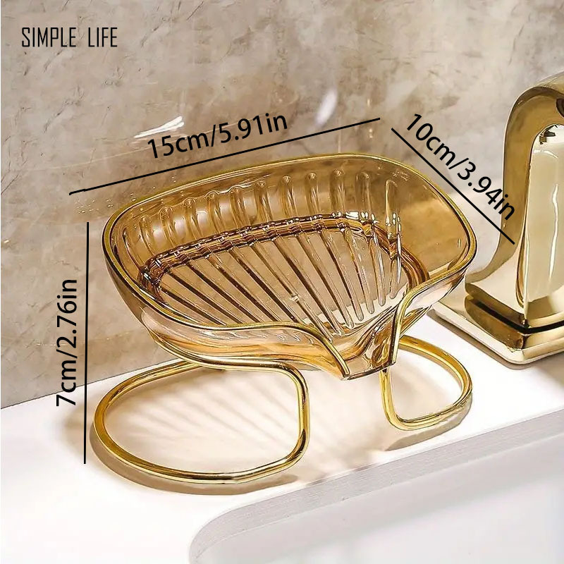 Creative Oval Shape Soap Dish Soap Case Silicone Box Shower