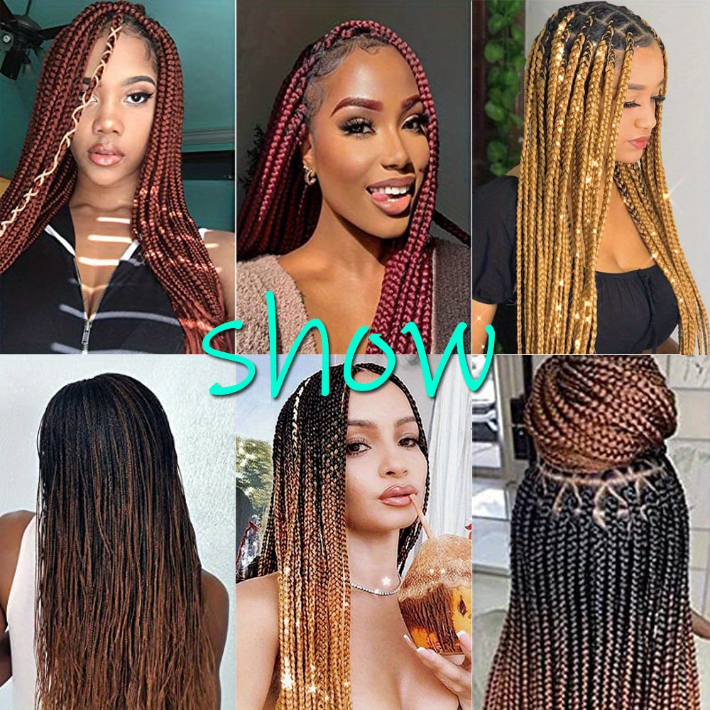 Pre-stretched Jumbo Braiding Natural Long Box Twist Braid Hair Extensions  26