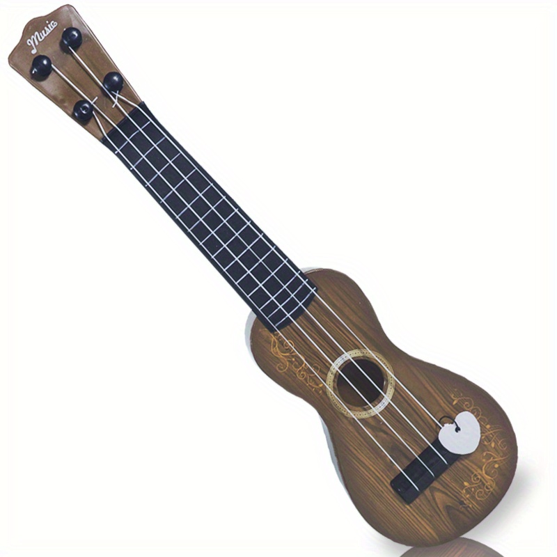 TOOLYLAND Ukulele Jouet à 4 Cordes - Guitare Miniature en Bois