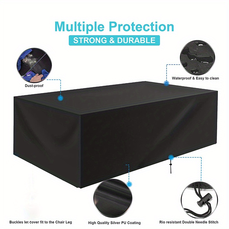 Protect Outdoor Furniture Heavy Duty Waterproof Windproof Covers 1pc