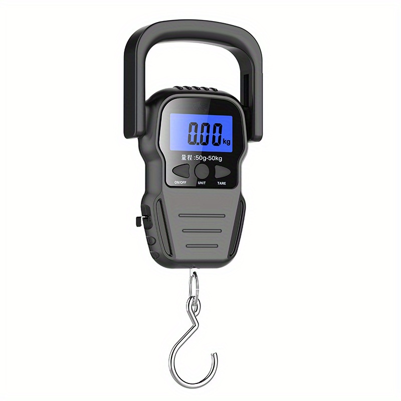 Black Digital Fish Scale, Max Hanging Hook Scale With Large Handle - Temu  Qatar
