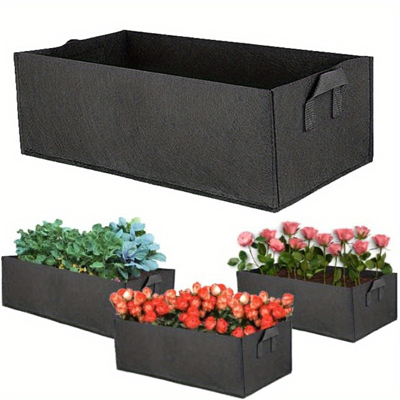 Rectangular Plant Growing Bag Pot Large Treatment Reusable Temu