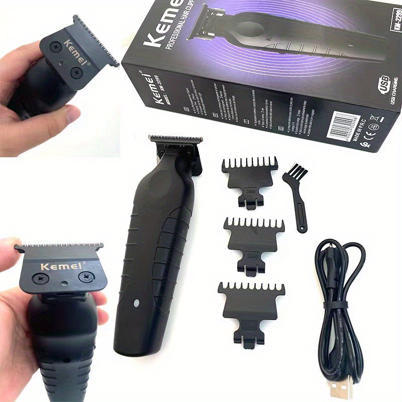 Kemei 2299 Professional Electric Barber Electric Trimmer Professional Hair  Máquina De Barba Masculina Acabamen To Babyliss Pro