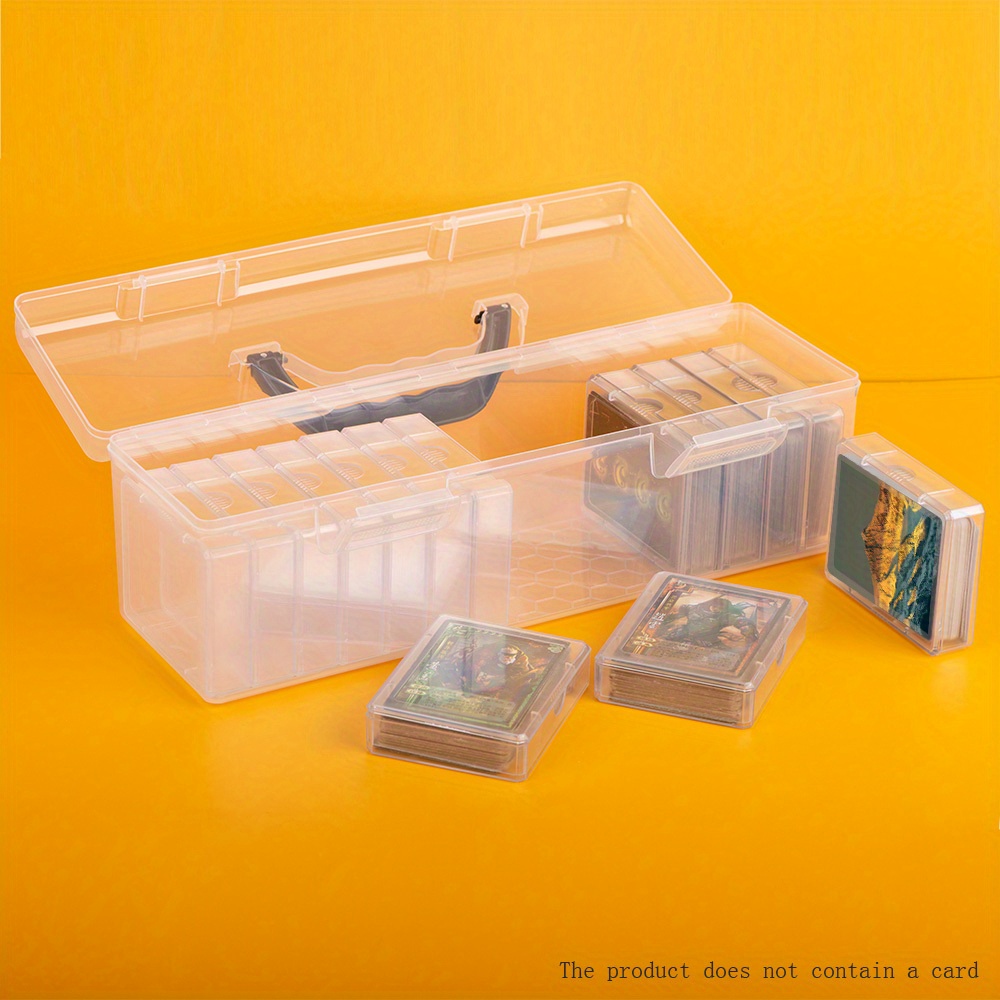 Card Organizer Holds 1000 Standard Sized Trading Card Hard - Temu