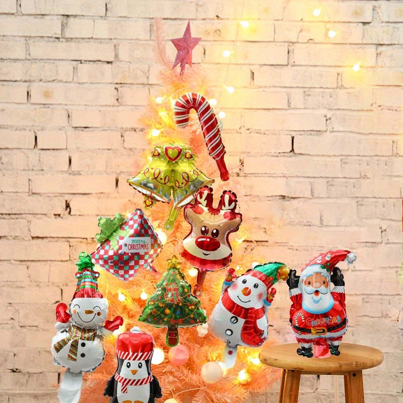 Christmas Decoration Aluminum Film Mini Balloon Santa Claus ...