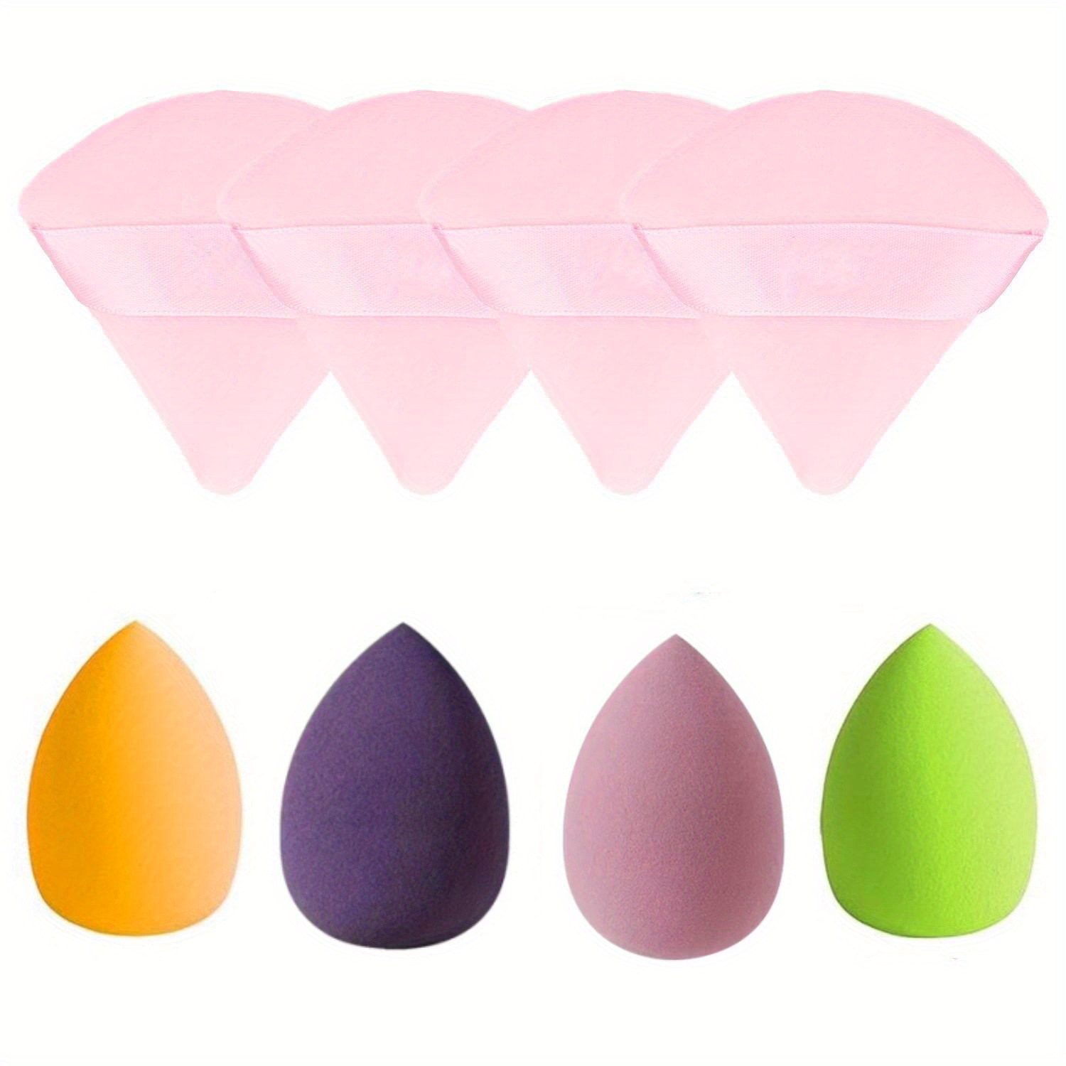 Makeup Sponge Powder Puff Face Beauty Makeup Sponge Triangle Temu