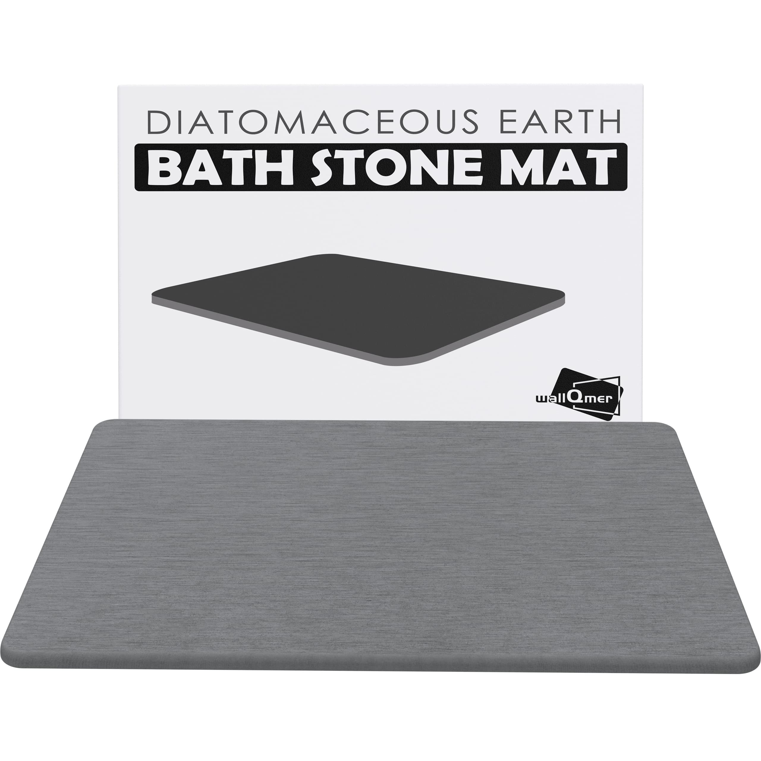 Stone Bath Mat Bathroom Diatomaceous Earth Shower Rugs Non-slip Super  Absorbent