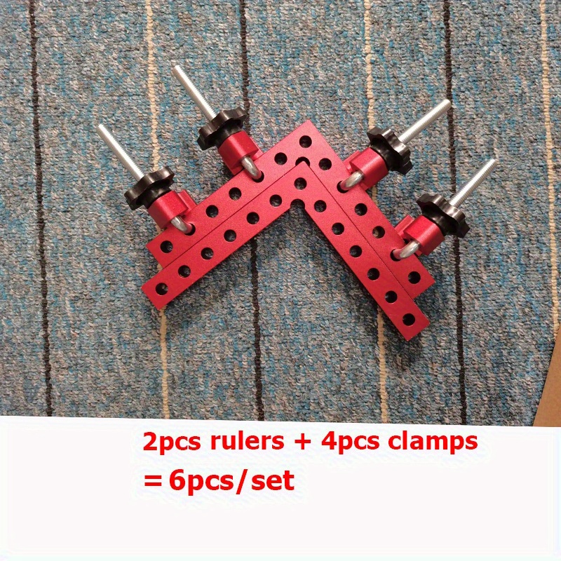 3 6pcs 90 Degree Positioning Squares Right Angle Clamps For
