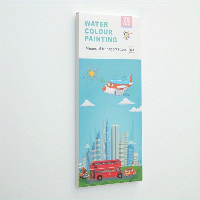 Book Creative Watercolor Paint With Pigment Painting Book - Temu