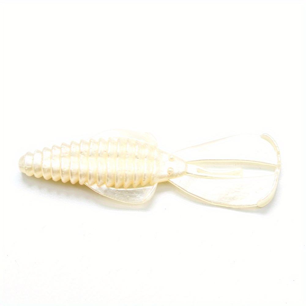 B&U 76mm/120mm Fishing Soft Lure, Silicone Swimbait, Shrimp-shaped Bait For  Bass Perch, Lure Artificial Craw Bait