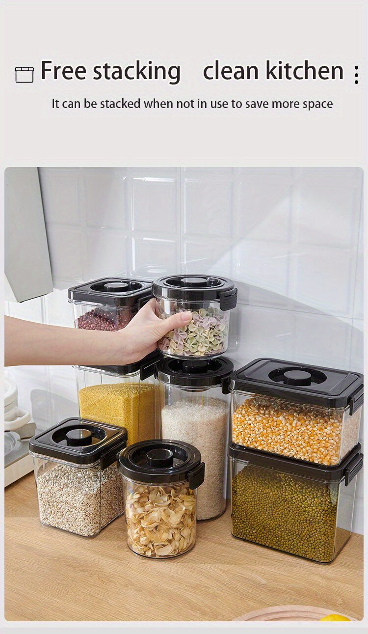 Food Vacuum Storage Box With Free Vacuum Kitchen Sealer Container  Transparent Or