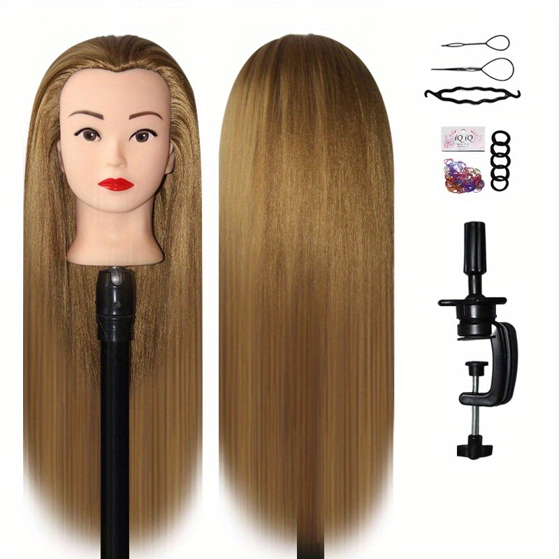 Mannequin Head With Hair Cosmetology Doll Mannequin Head - Temu