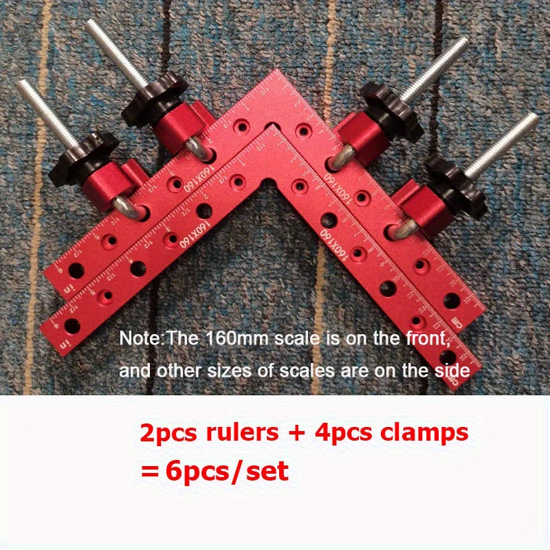 1pc 2pcs 4pcs 90 Degree Corner Clamp Adjustable Single Handle Spring Loaded  Right Angle Clamp Swing Woodworking Clip Clamp Tool - Business, Industry &  Science - Temu
