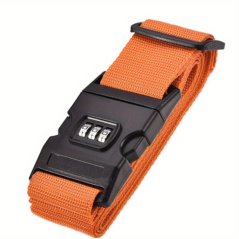 TEMU Combination Lock Packing Belt, Multi-color Luggage Belt, Casual Versatile Multi Functional For Outdoor Travel