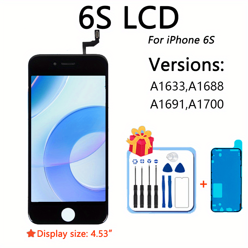 Compatible para iPhone 7 pantalla de repuesto blanco A1660 A1778 A1779  táctil suave pantalla LCD digitalizador kit de herramientas de reparación