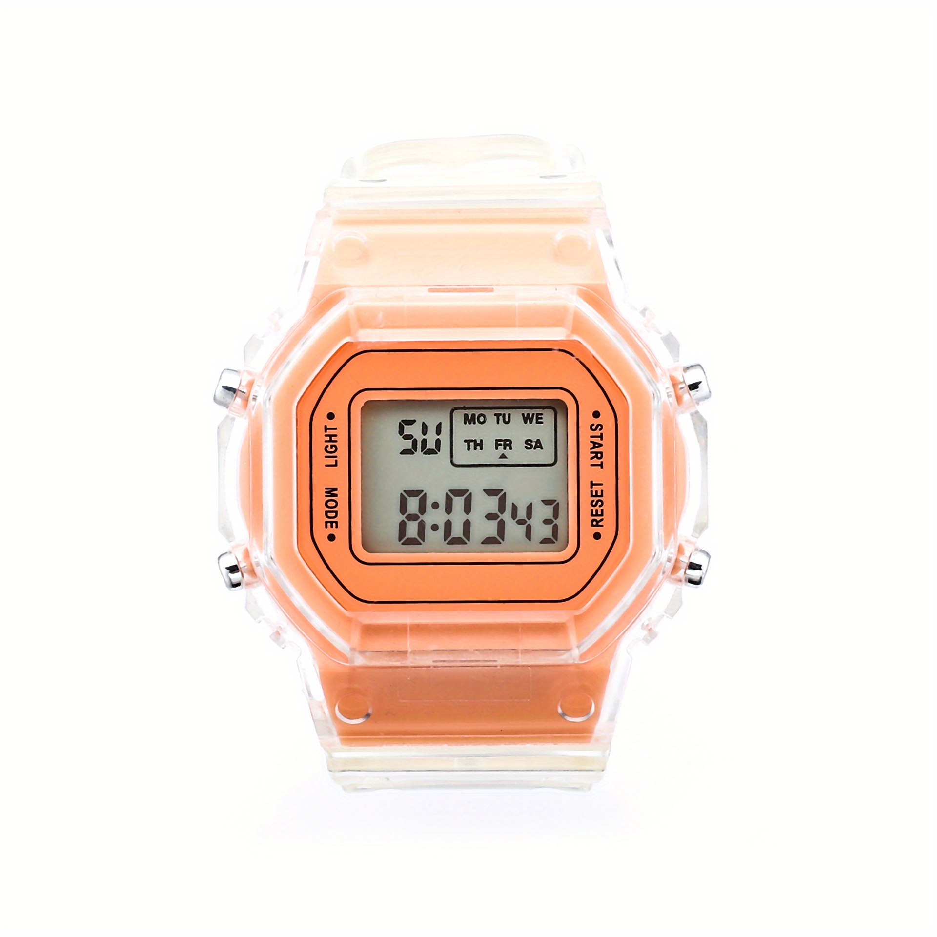 New Square Electronic Watch Men and Women Student Sports Children's LED  Digital Watch Non-smart Watch Dropshipping