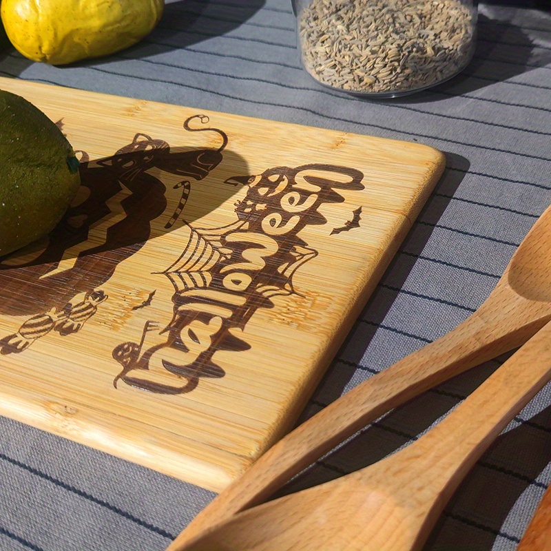 Bamboo Cutting Board for Kitchen, Wood Chopping Board, Easy Grip