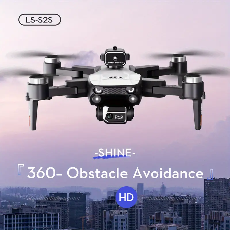 s2s mini drone professional hd camera flying 25 minutes obstacle avoidance brushless folding quadcopter remote control drone toy details 5