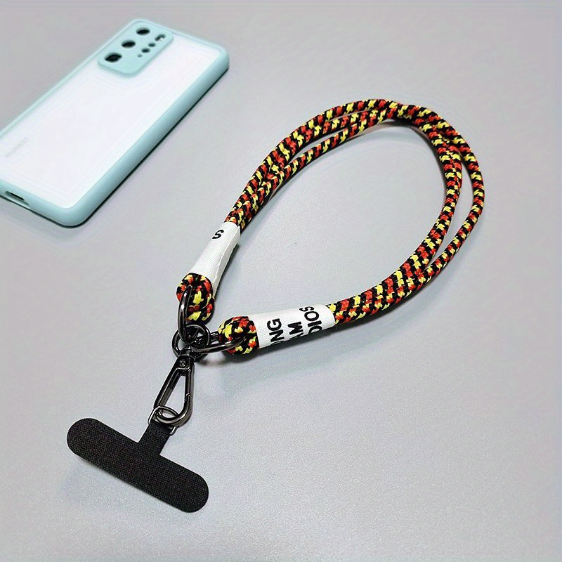 1pc High Appearance Level Colourful Phone Case Lanyard Easy to Use and Hard to Slip, Christmas Gifts,Temu