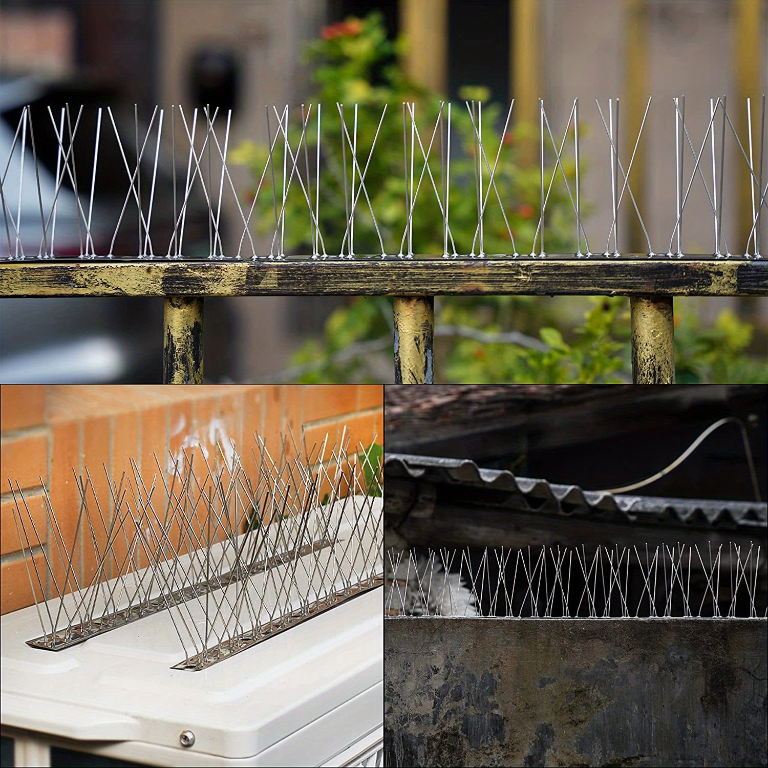 Non assembled Garden Bird Repellent Outdoor Stainless Steel Temu