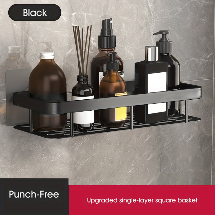 1 Pieces Space Saving Shelf Free Punch Rack Bathroom Storage Free Punch  Rack No Drilling Storage Tripod Suction Cup Rack - AliExpress