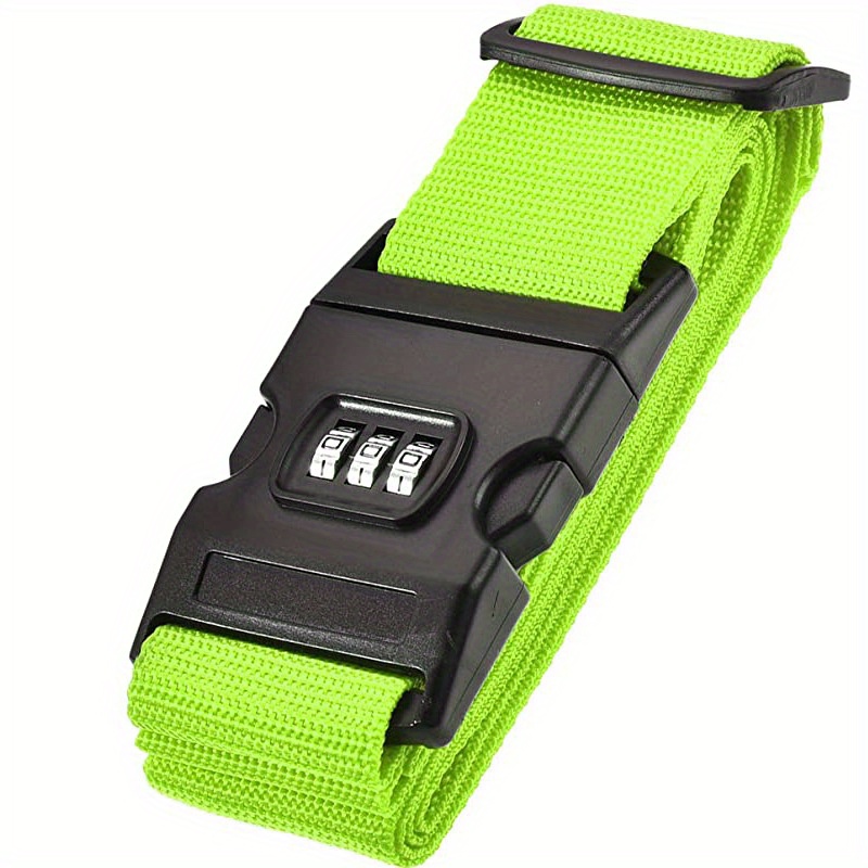 Image of Combination Lock Packing Belt, Multi-color Luggage Belt, Casual Versatile Multi Functional For Outdoor Travel