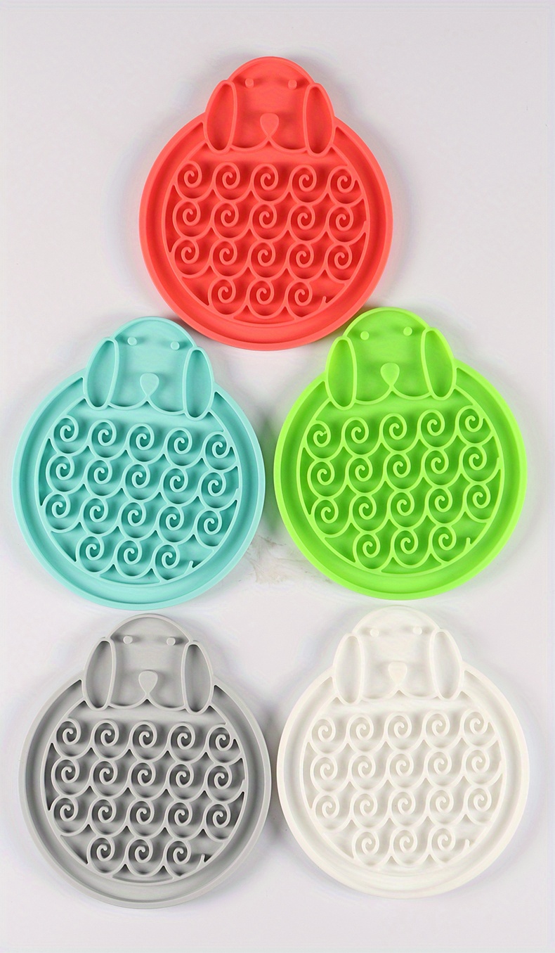 Silicone Pet Slow Feeder Mat Suction Cup Anti choking Dog Temu