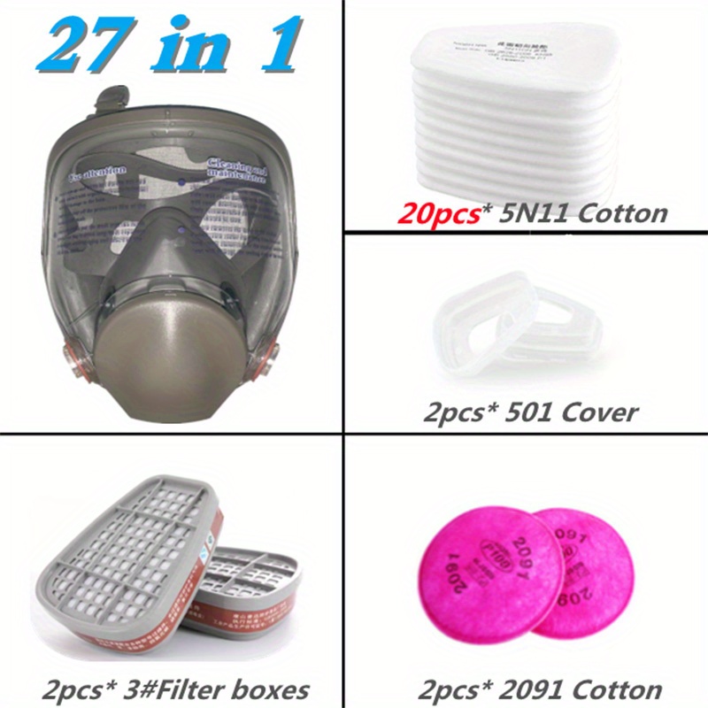 Acheter Masque facial complet 6800, respirateur pour pulvérisation