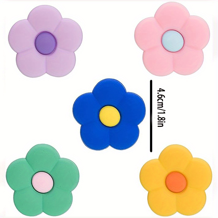 23pcs 6pcs Flower Charms For Bag Rubber Beach Bag Accessories