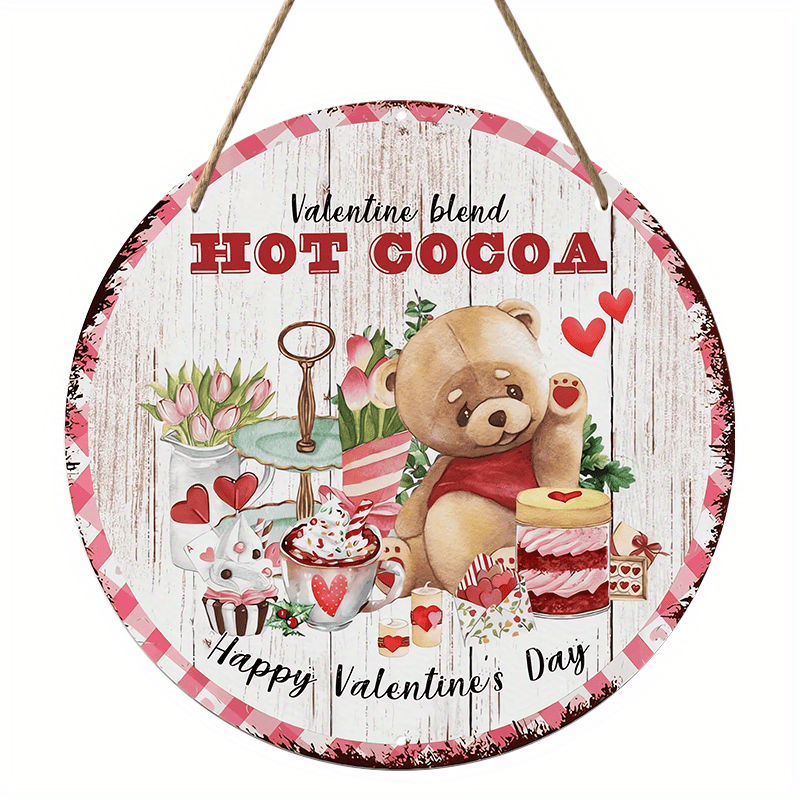 Round Vintage Tin Sign Valentine's Gifts Girlfriend Couple - Temu